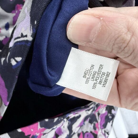 Thakoon For Target Floral Rain Resistant Canvas Coat Size Medium - Picture 4 of 4